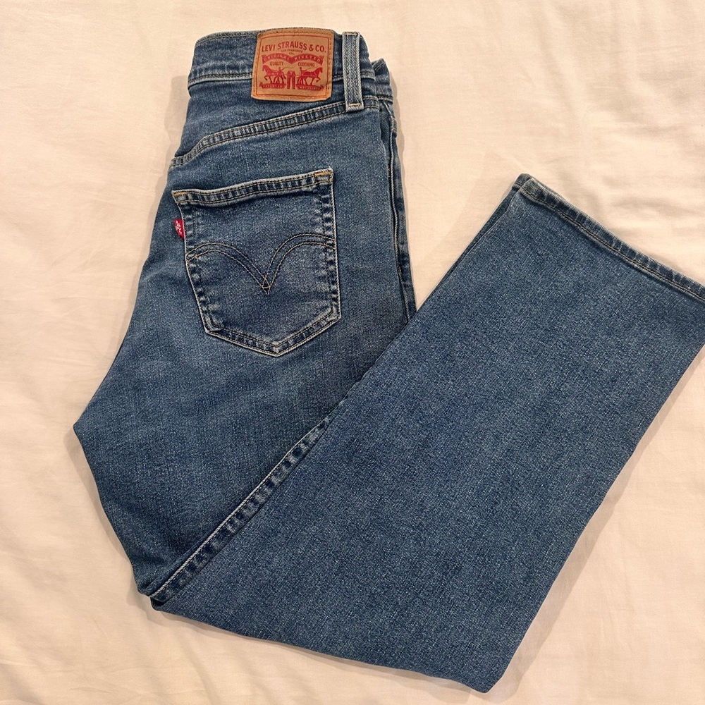 Levi's Ribcage straight ankle jeans size 28